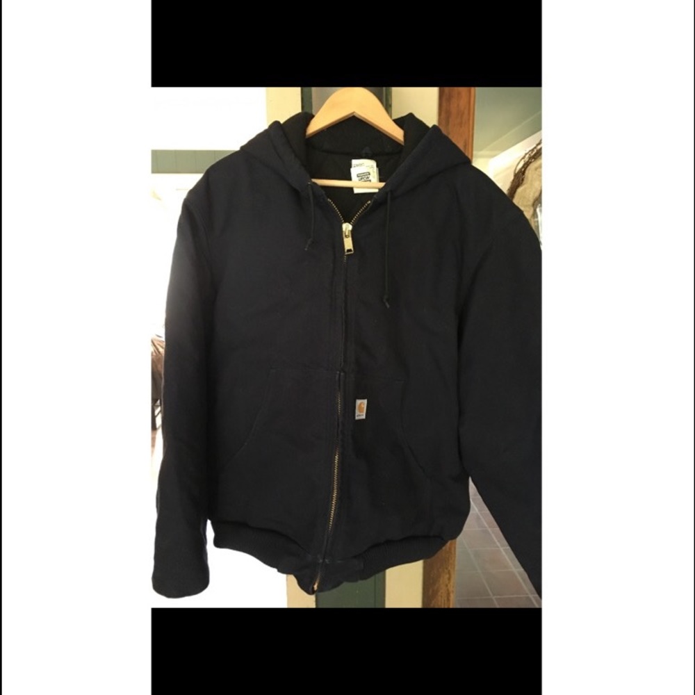 Mens Navy Blue Large Carhartt Jacket